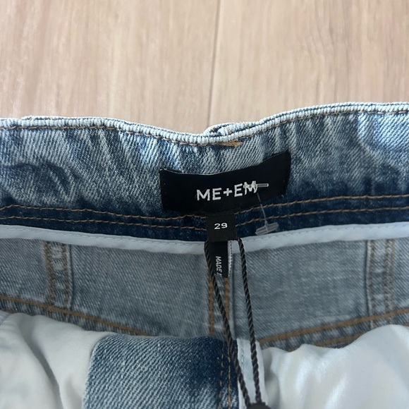 Me + em nwt jeans size 29 Wide-Leg Light Blue Jeans - Picture 5 of 9